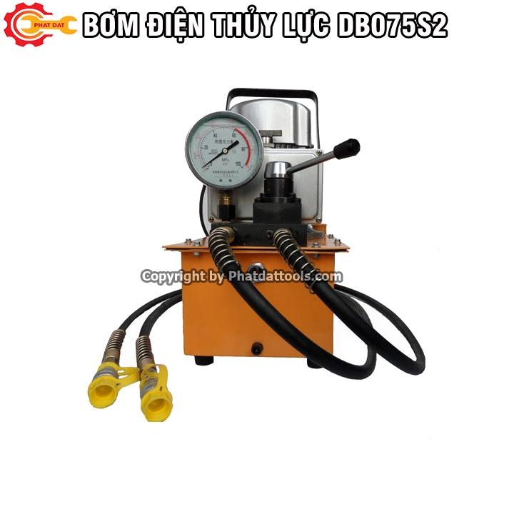 Bơm Điện Thủy Lực DB075S2-Bộ nguồn thủy lực Công suất 750W-Van cơ 2 đường dầu