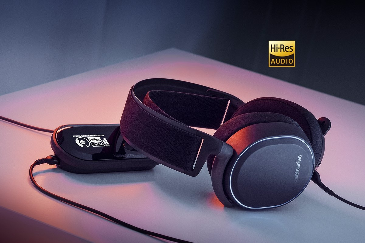 Tai nghe chụp tai gaming có dây SteelSeries Arctis Pro kèm GameDAC màu đen, âm thanh Hi-Res,Hàng chính hãng, Bảo hành 1 năm