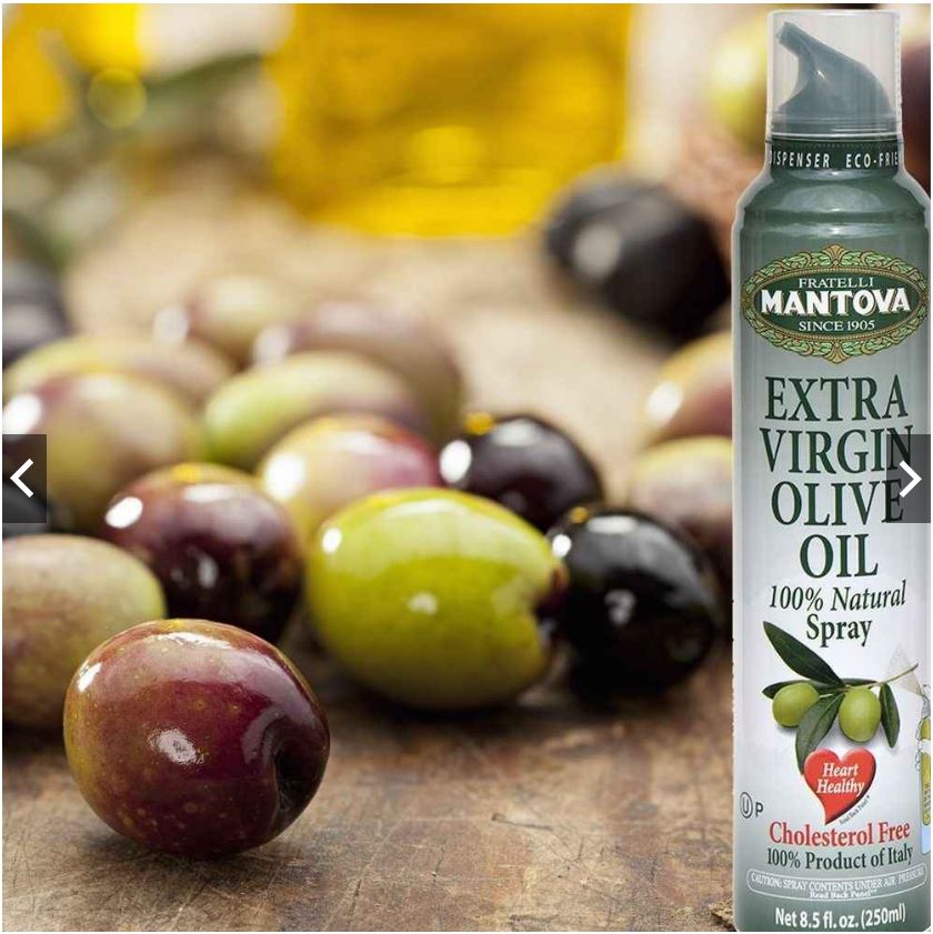 Dầu Ăn Dạng Xịt Olive Nguyên Chất Mantova (250ml) - Extra Virgin Olive Oil Spray (250ml)