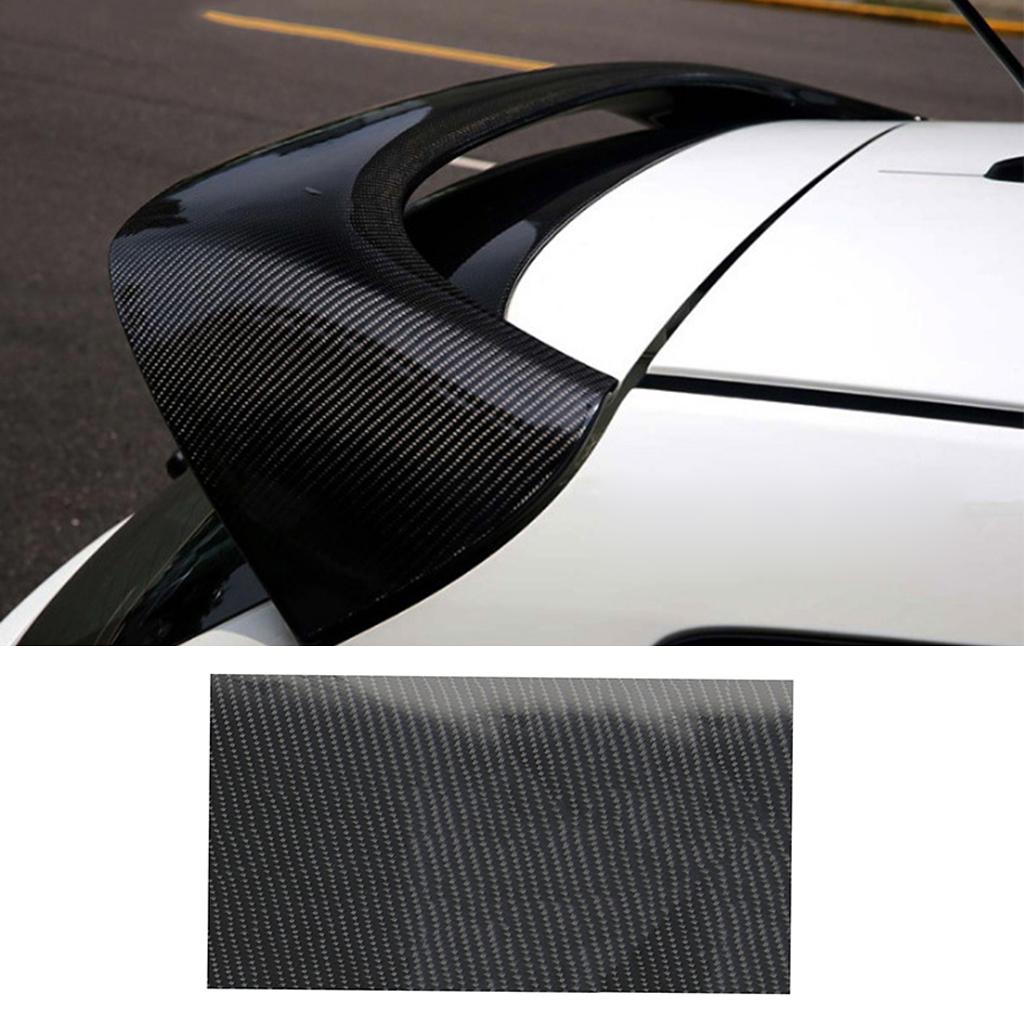 Gloss Black Textured Car Wrap Sheet Protective Film Decal Sticker 50X200cm