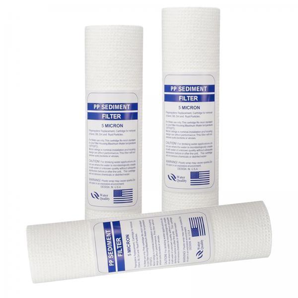 2X 10"x2.5" 120g PP Sediment Water Filter House Cartridge Reverse Osmosis 5