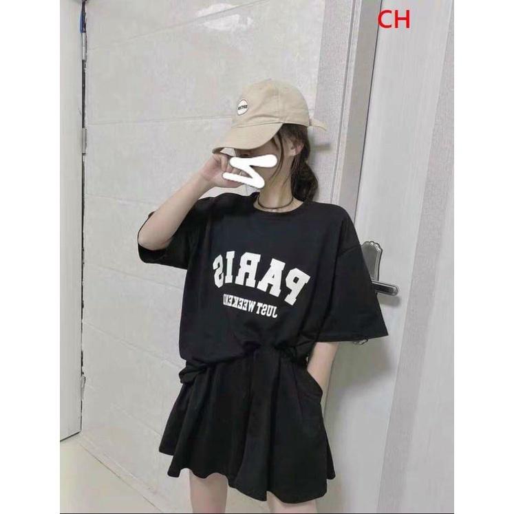 SÉT ÁO THUN VÀ QUẦN SOOC DÁNG THỤNG SIÊU XINH
