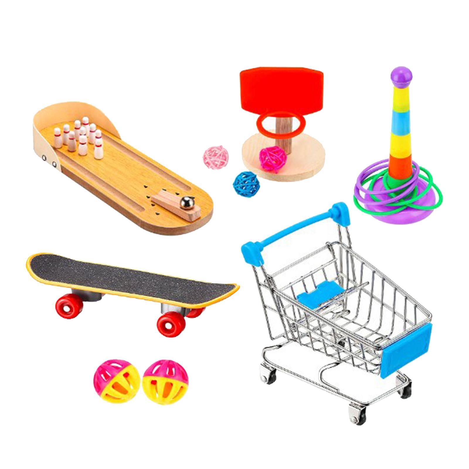 Parrot Training Toys Interactive Cage Toys for Pet Bird Cockatiel Supplies
