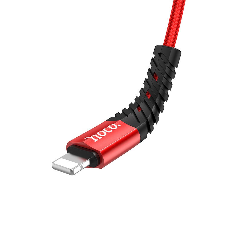 Cáp sạc nhanh và truyền dữ liệu tốc độ cao Hoco X38 đa năng 4 đầu 2 x Lightning, Micro-USB, Type-C - Hàng chính hãng