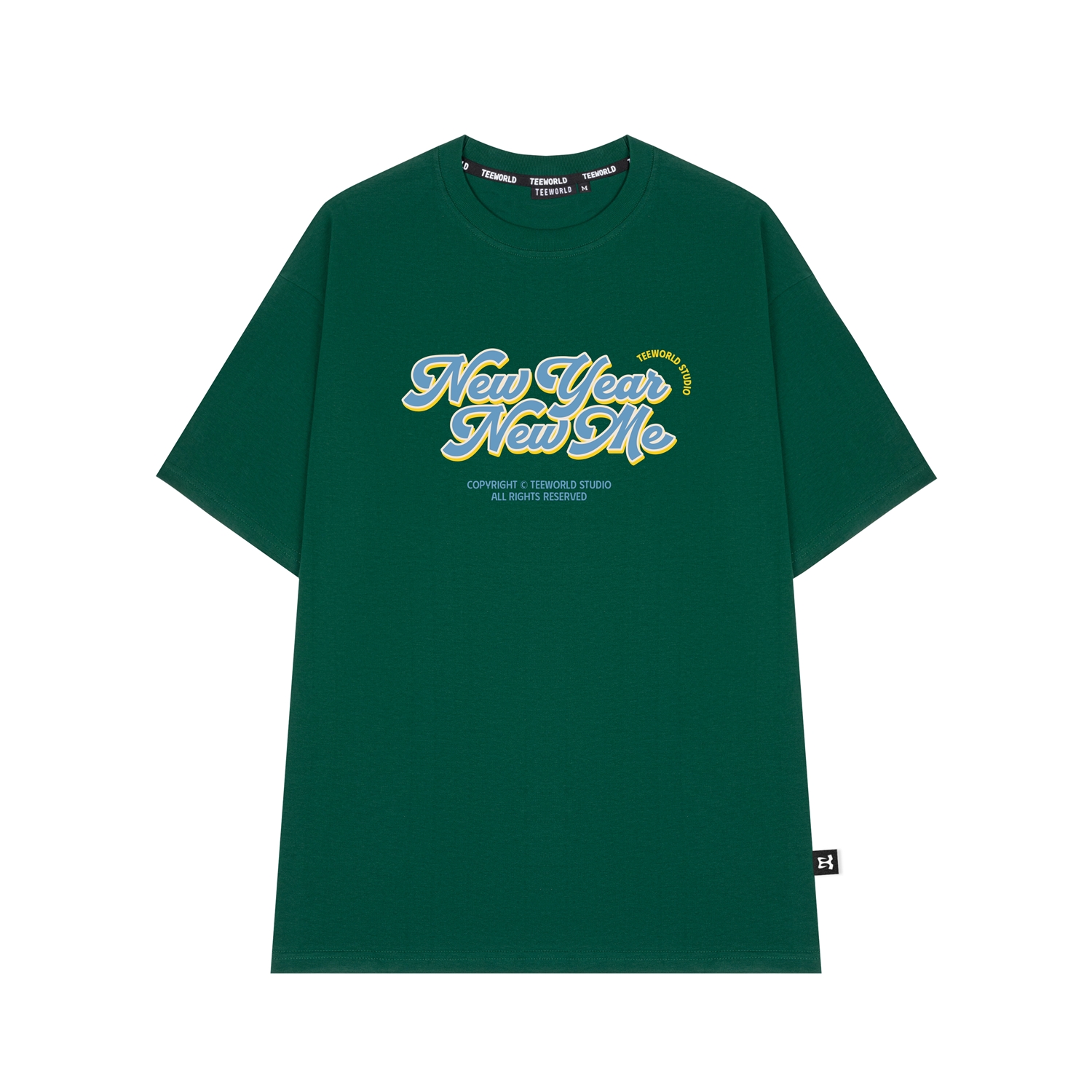 Áo Thun Local Brand Teeworld New Year New Me Nam Nữ Form Rộng Unisex