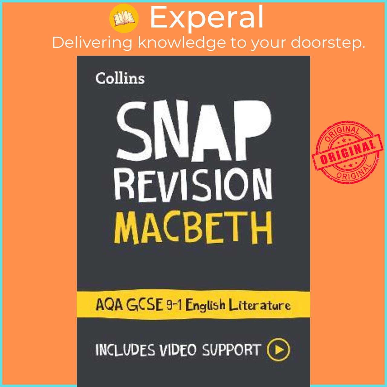 Sách - Macbeth: AQA GCSE 9-1 English Literature Text Guide : Ideal for Home Lear by Collins GCSE (UK edition, paperback)
