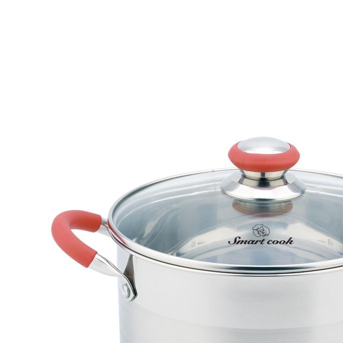 Bộ Nồi Inox SmartCook 3 chiếc cỡ 18,22,26cm SM3336 - Hàng Chính Hãng