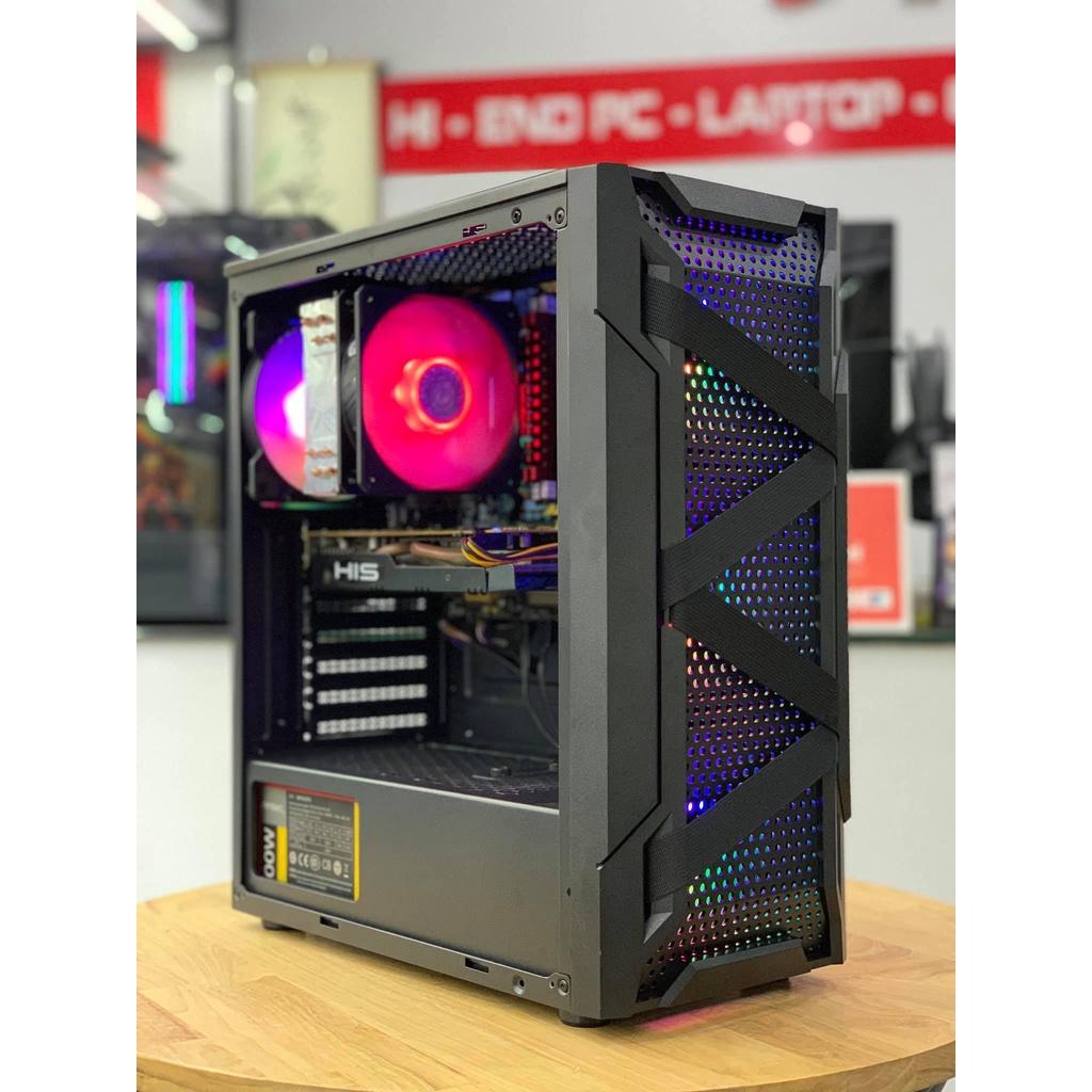 Thùng PC Gaming  (H81/E3-1220v3/8GB/RX460/160GB/250GB/400W)