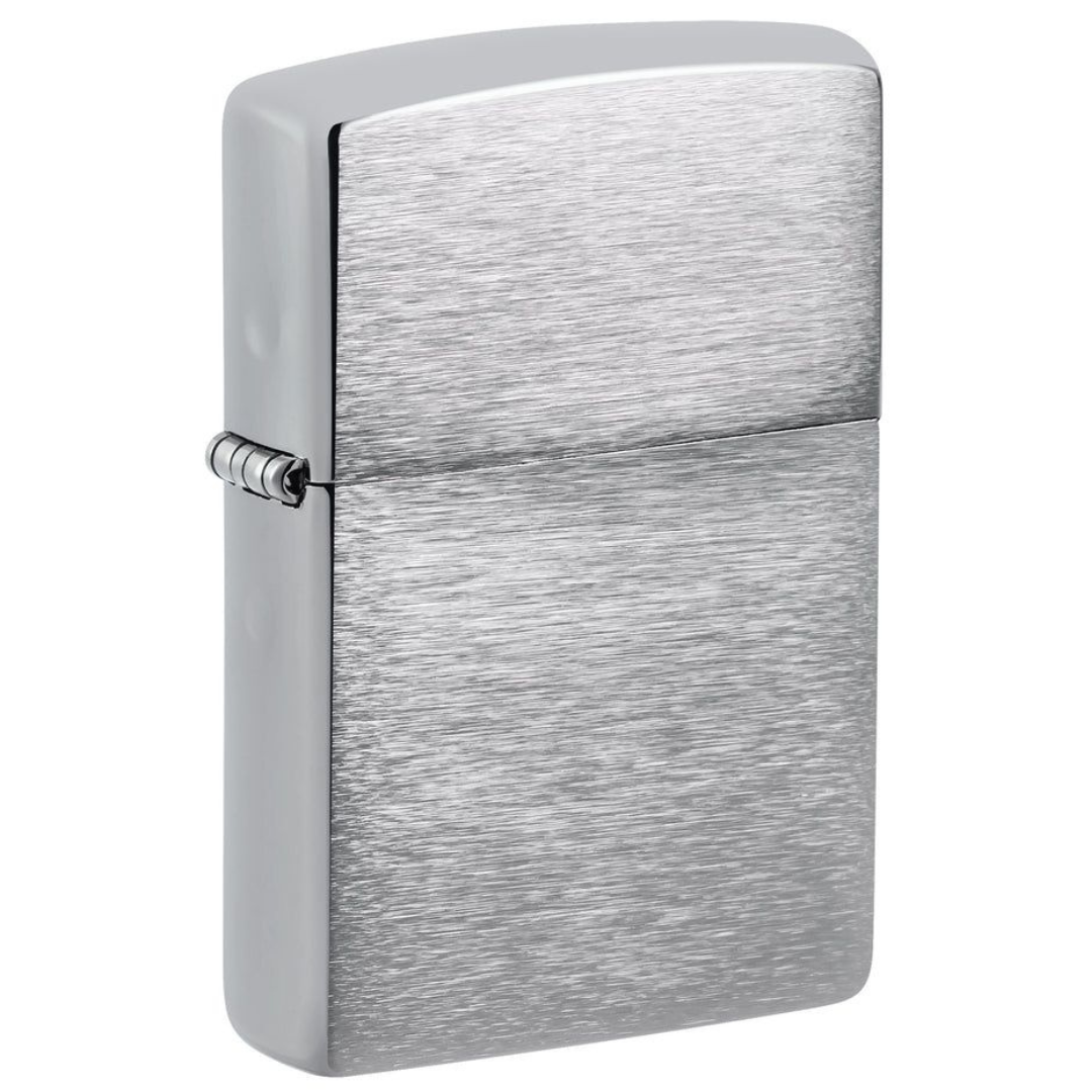Bật Lửa Zippo Chính Hãng Mỹ Classic Brushed Chrome Bạc Chải Xước - Chống Gió, Kháng Trầy, Phong Cách Cổ Điển Từ 1933, Bảo Hành Trọn Đời