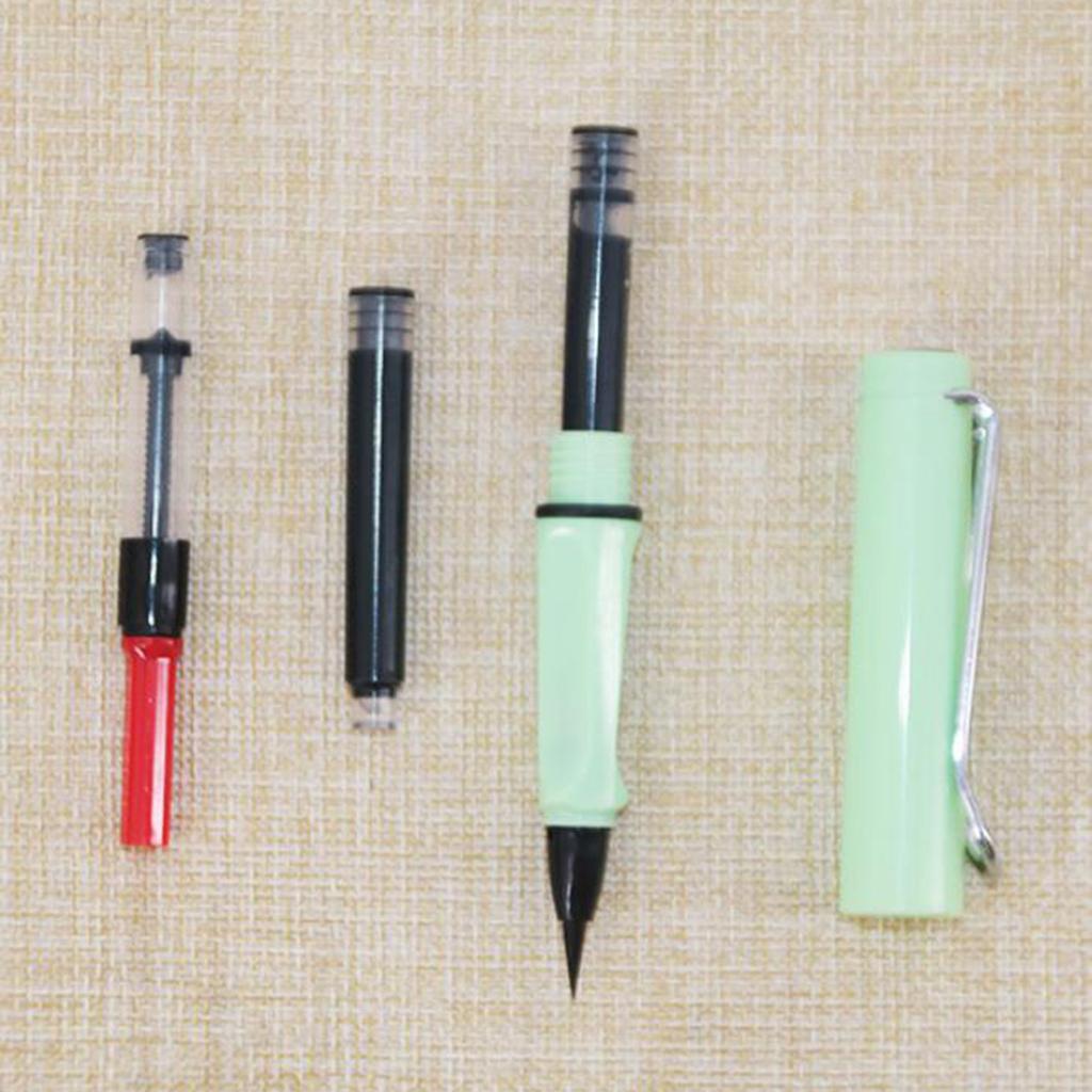 2 Pieces Artist Calligraphy Sumi Brush Pen Fountain Brush Pen Pen