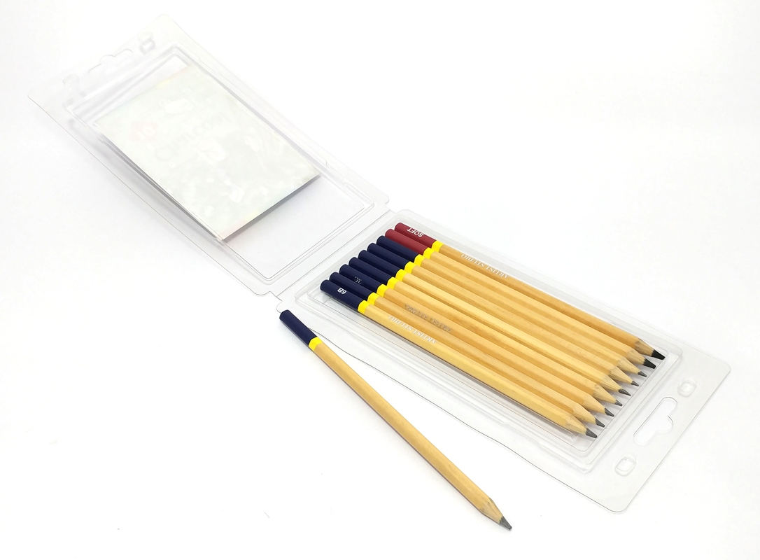 Hộp Nhựa 10 Cây Bút Chì Phát Thảo Thân Gỗ Artist MS-10Pencil