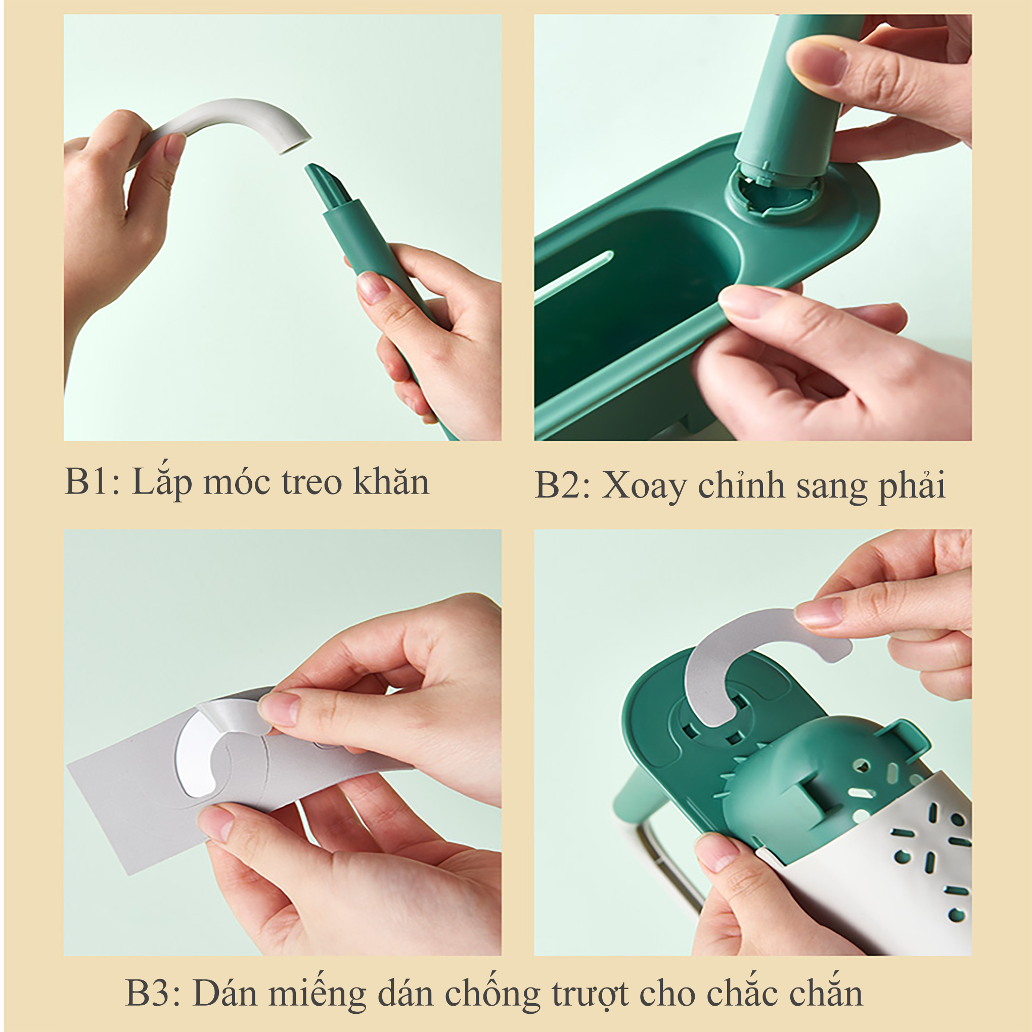 Kệ để đồ đa năng gắn chậu rửa bát 3 trong 1