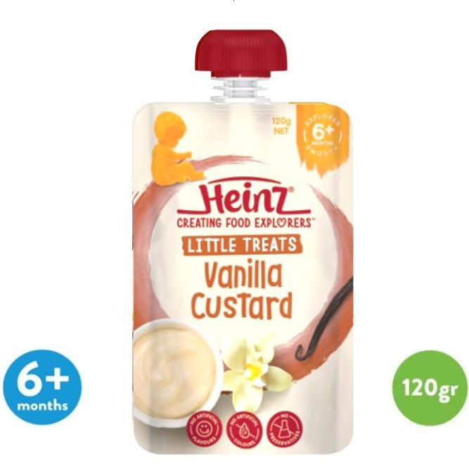 Túi Dinh Dưỡng Custard Vani HEINZ 120g