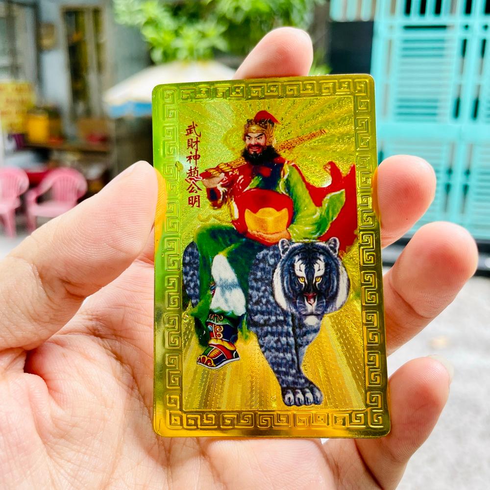 Kim Bài Thần Tài Mặt Đen Triệu Công Minh