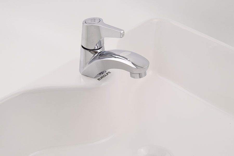 Vòi Lavabo lạnh Eurolife EL-114 (Trắng bạc)