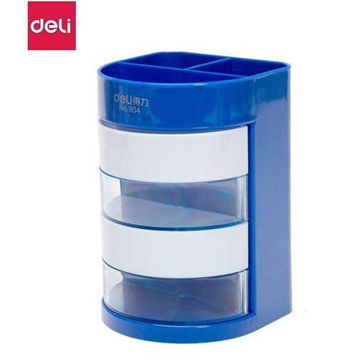 Khay cắm bút Deli 904 màu xanh