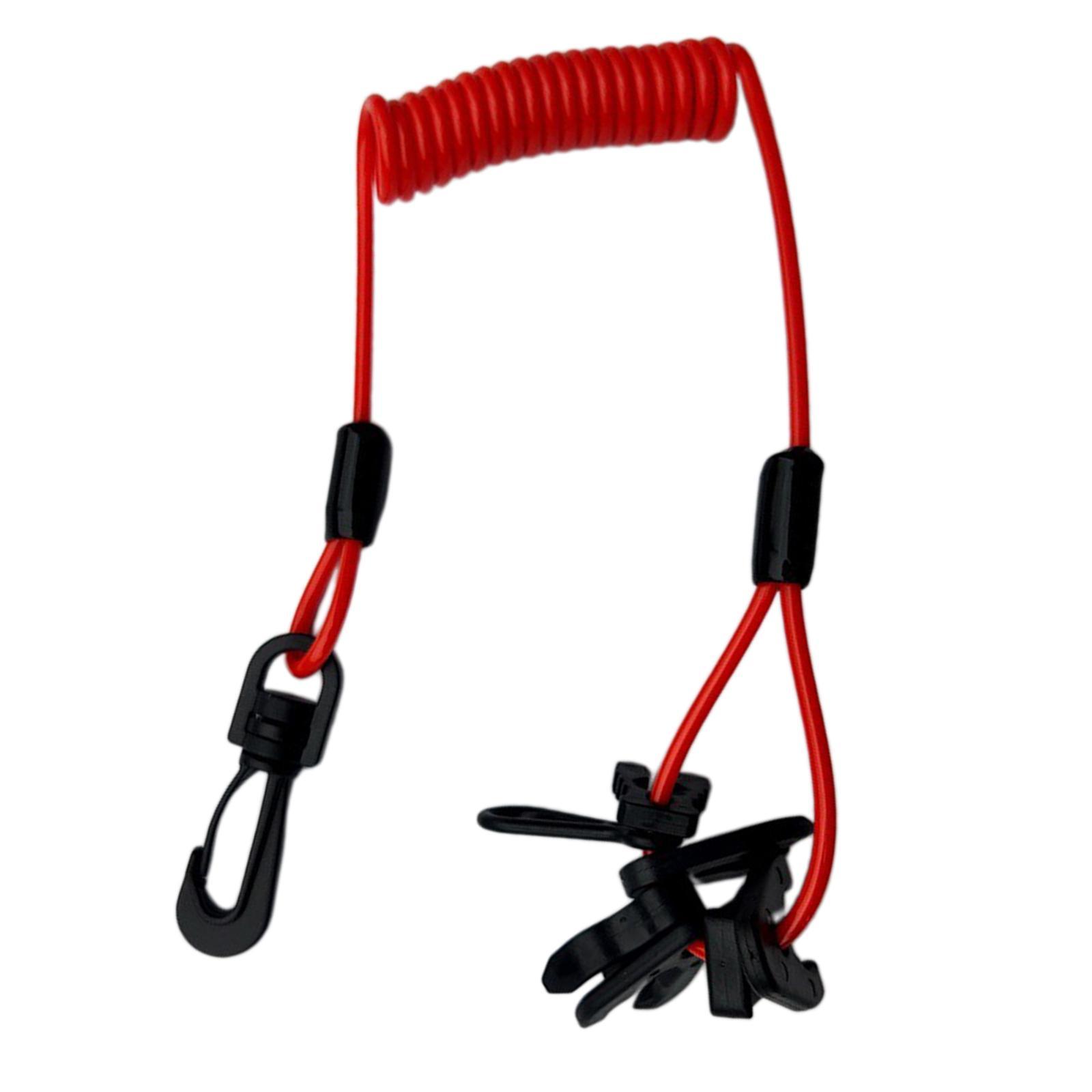 Marine Boat Kill Stop Switch Set w/ Lanyard & Clip for Outboard Motor