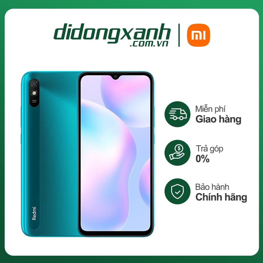 Điện thoại Xiaomi Redmi 9A 2GB/32GB - Chip MediaTek Helio G25 8 nhân (12 nm), Màn hình 6.53" HD+, Camera 13MP, Pin 5000 - Hàng Chính Hãng