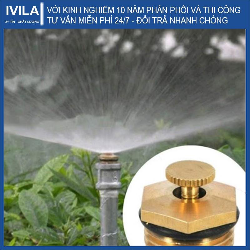 Béc phun sương bằng đồng nguyên chất hình cánh quạt  bán kính lên tới 6-8 mét 206789