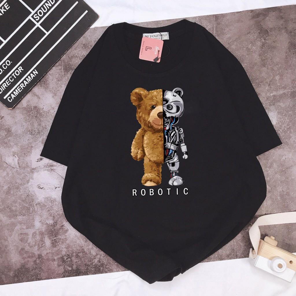 - Áo thun tay ngắn Be Yourself unisex size M L XL - GẤU ROBOT
