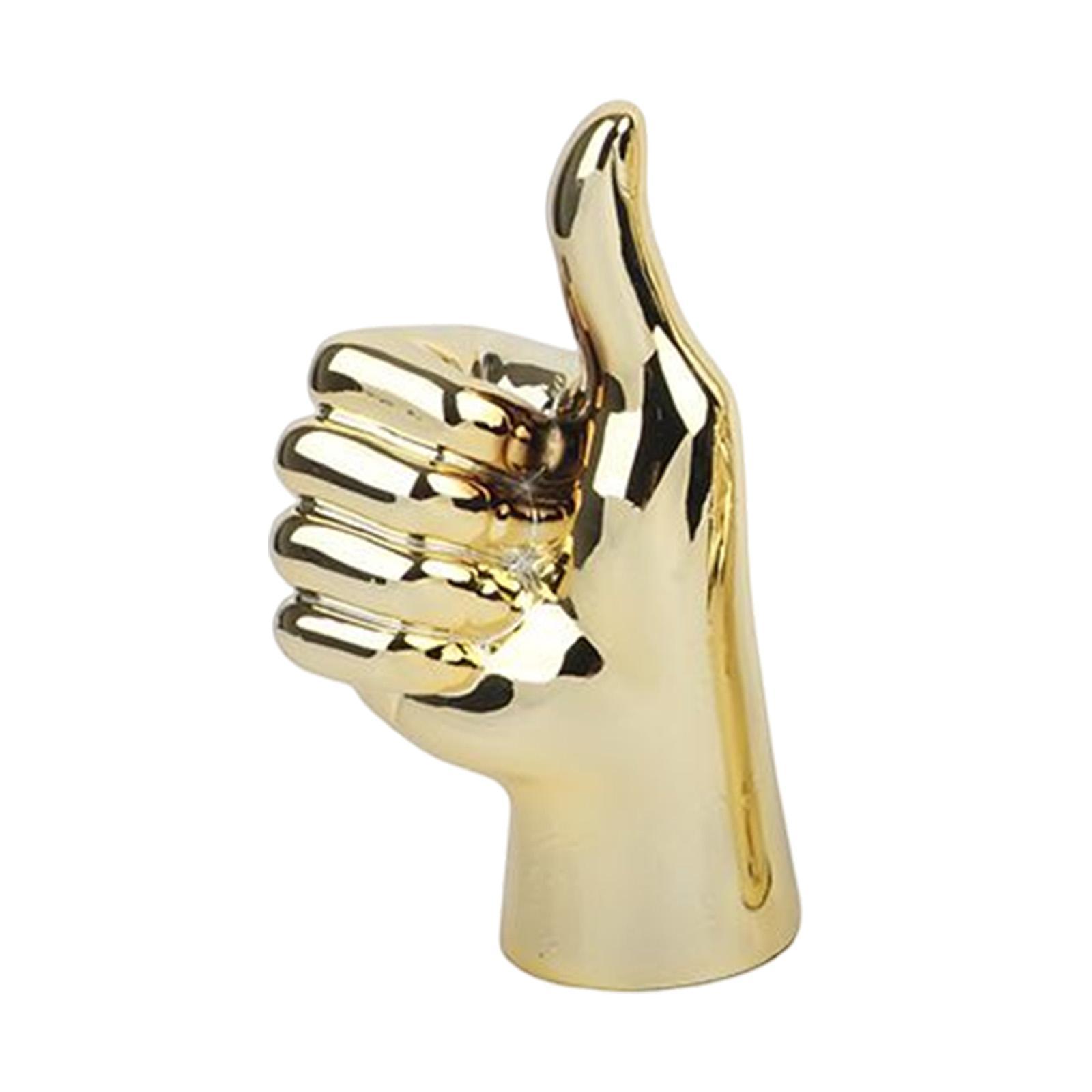 Hand Gesture Statue Creative Hand Sculpture for Home Table Centerpiece Decor