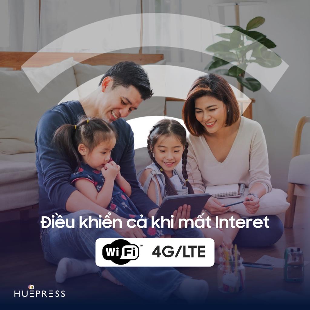 2 Bộ đèn led dây HuePress thông minh RGBCW WiFi/4G - 5050 10mm 16 triệu màu, nháy theo nhạc