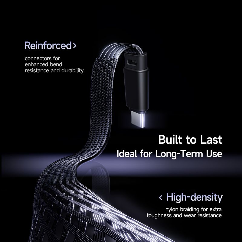 Cáp sạc nhanh C to Ln dành cho Game thủ Baseus MVP3 20W (480Mbps, 90° Elbow Design)- Hàng chính Hãng