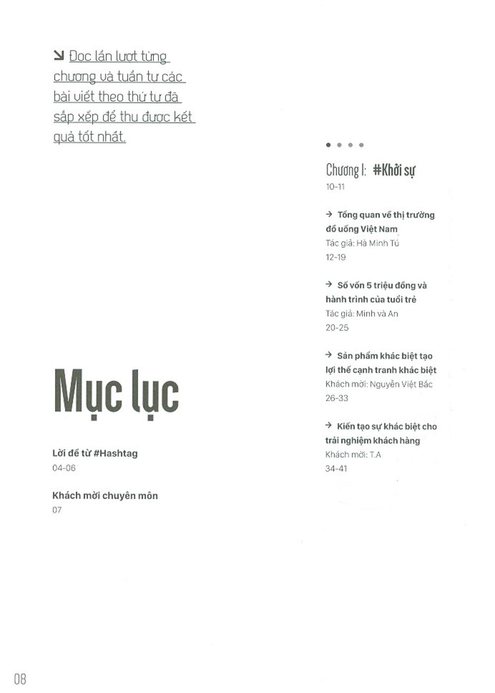 Hashtag #01: Drink - Kinh Doanh Đồ Uống Tại Thị Trường Việt Nam (Tái Bản 2020)