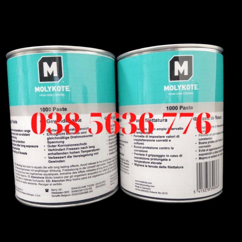 Dow Corning Molykote 1000 Paste, Dầu Mỡ Bôi Trơn Chịu Nhiệt Độ Cao Chất, Chống Kẹt