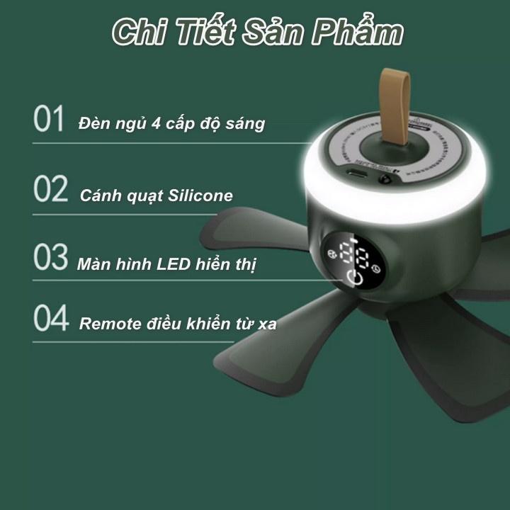 Quạt Trần Tích Điện Safe GreenPower (kèm remote) - hàng cao cấp