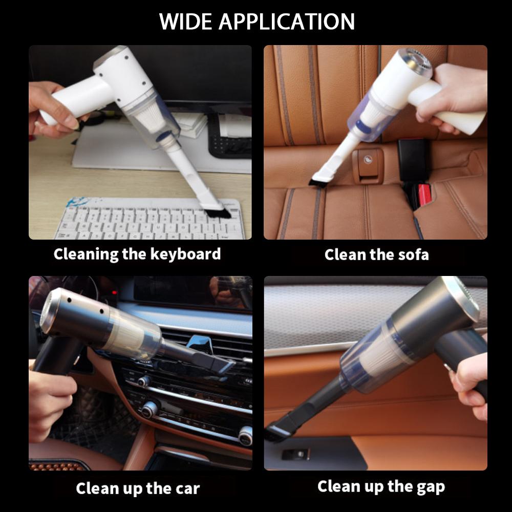 Máy Hút Bụi Ô Tô Cầm Tay Không Dây 120W 6000Pa