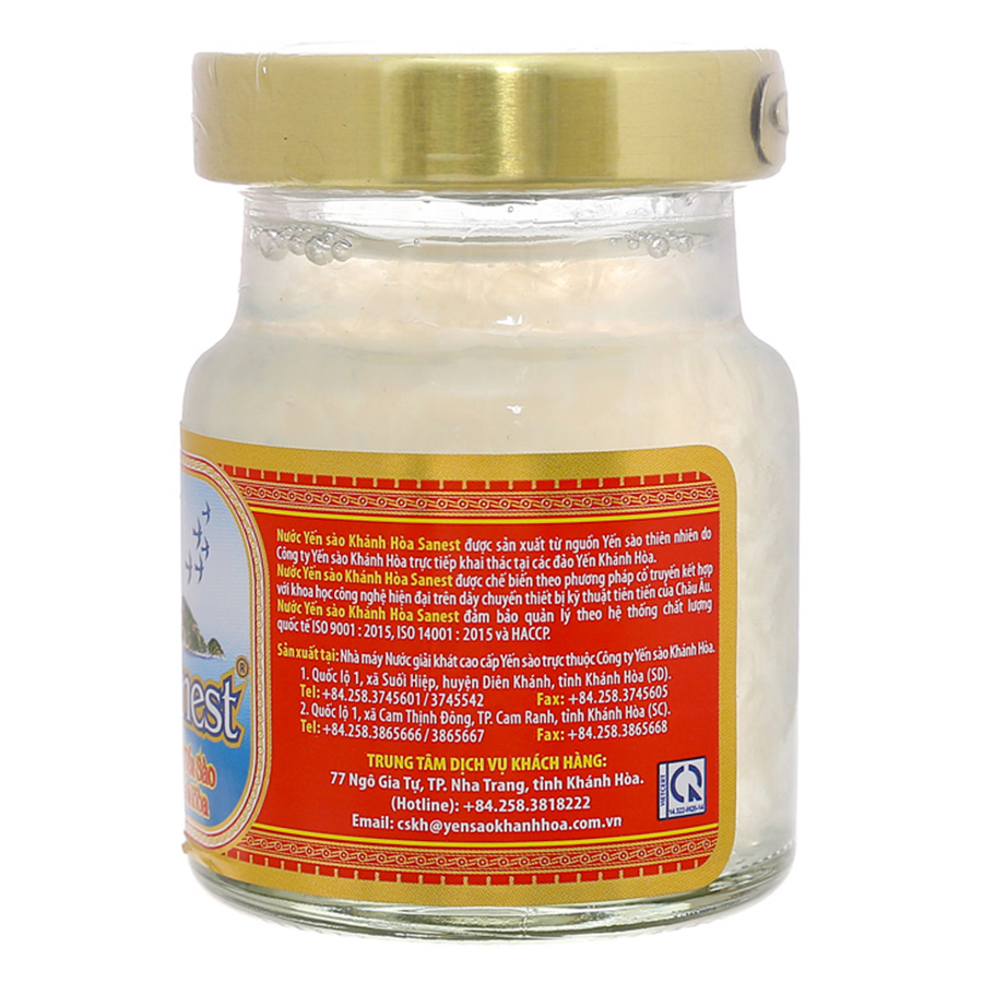 Hộp 8 Hũ Nước Yến Sào Sanest Có Đường