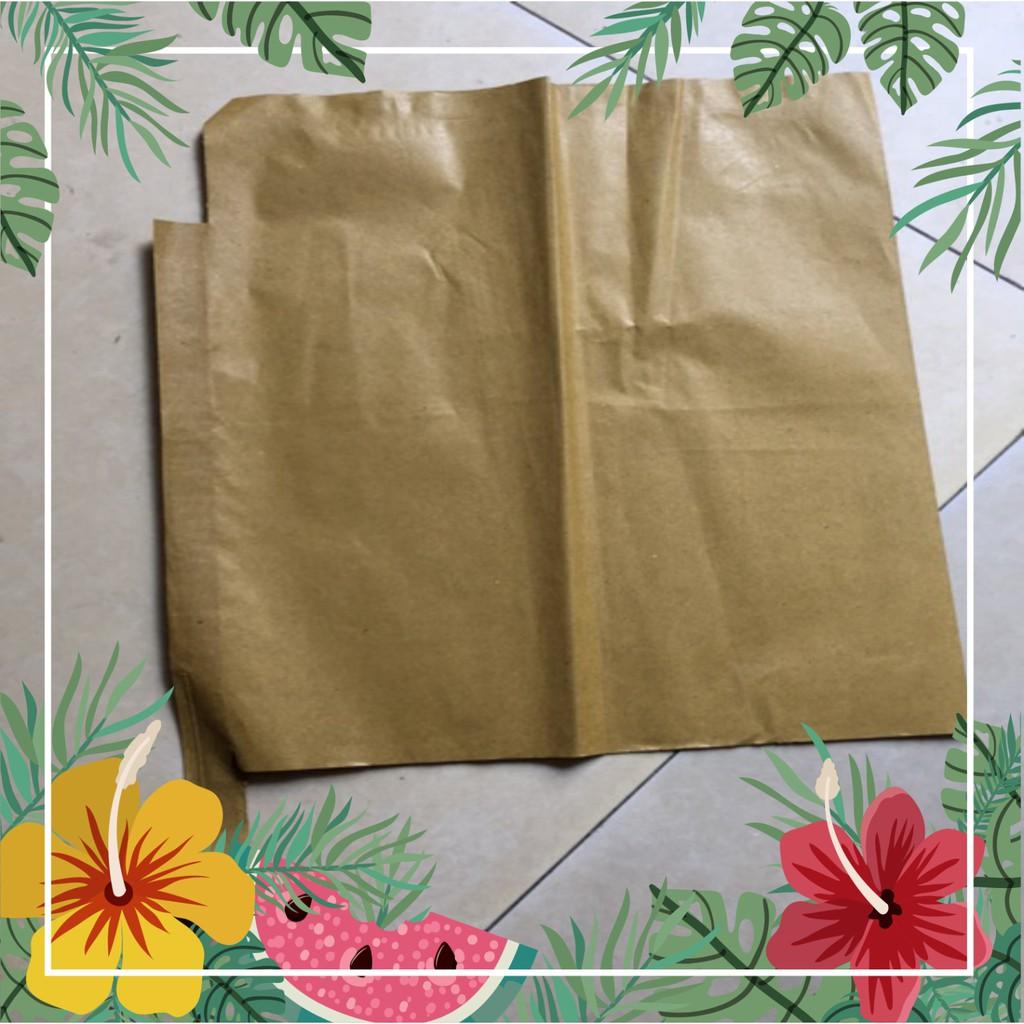 Combo 50 túi bọc trái giấy vàng 30x36 cm chuẩn chất lượng