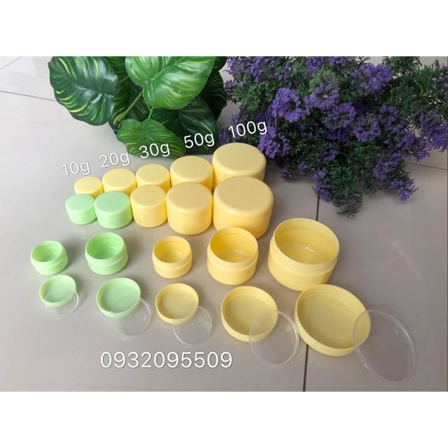 10 hủ 30g chiết mỹ phẩm