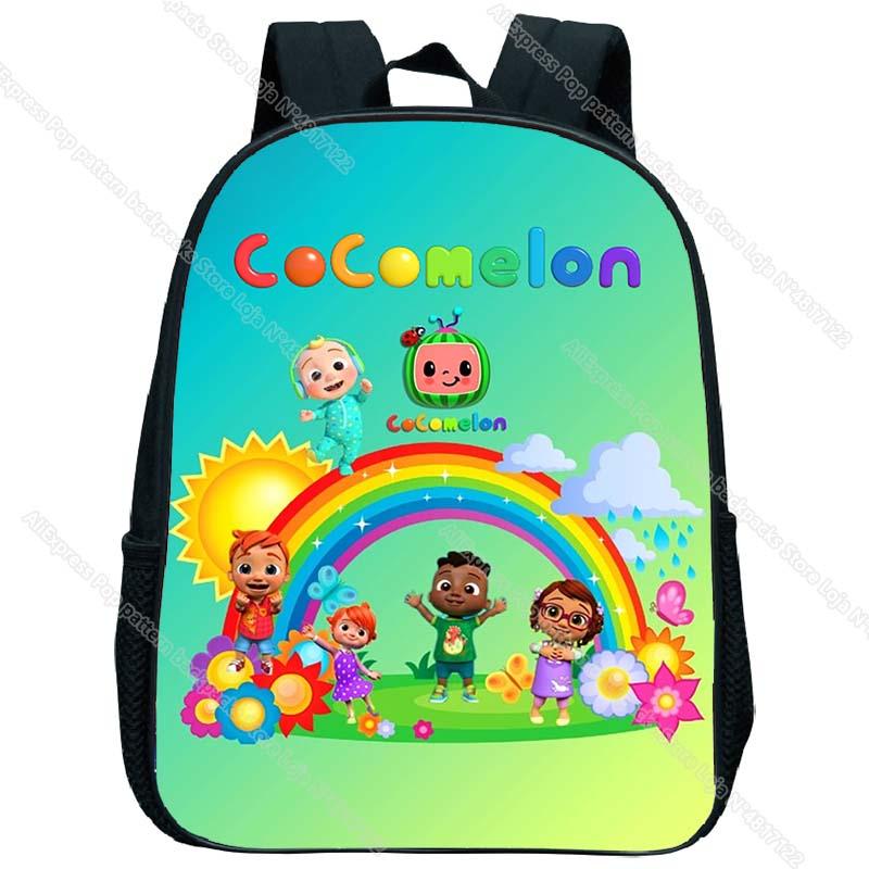Trẻ Em Cocomelon Mẫu Giáo Ba Lô Cho Bé Hình Hoạt Hình Anime Có Túi Em Mini Ba Lô Mochila Dành Tặng Túi Sách