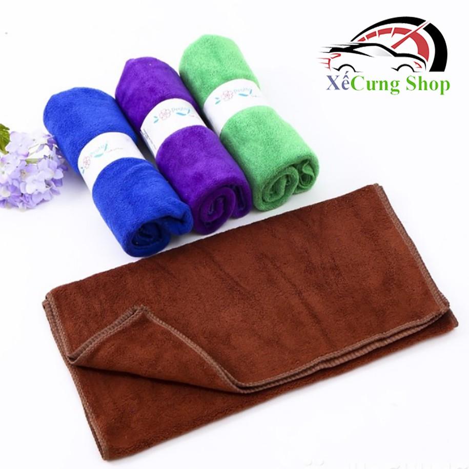 Khăn Lau Xe Mềm Mịn Thấm Hút Nước Tốt Chuyên Dụng Lau Rửa Ô Tô Xe Hơi Xe Máy