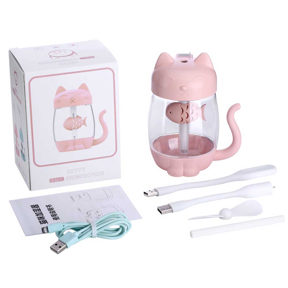 Máy Khuếch Tán Tinh Dầu Kitty Humidifier 3 trong 1 - Hàng Nhập Khẩu