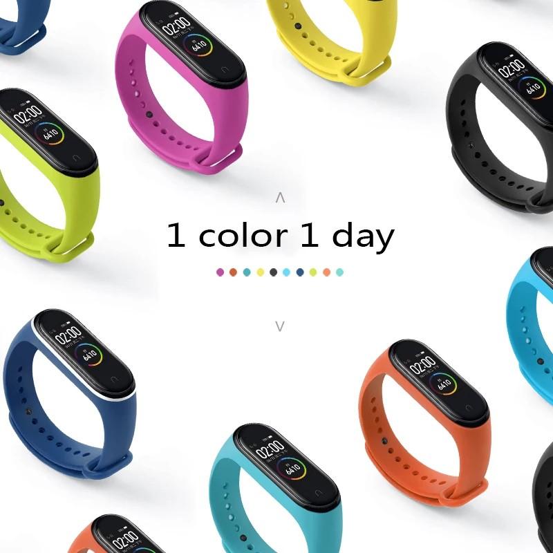 Dây Đeo Cao Su Thay Thế Cho Xiaomi Miband 5 và Miband 6 Chất Lượng cao