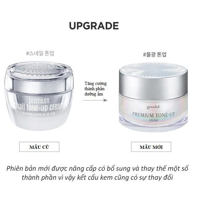 Kem Dưỡng Ốc Sên Trắng Da Và Nâng Tone Da Tức Thì Goodal Premium Snail Tone-Up Cream 10ml/30ml