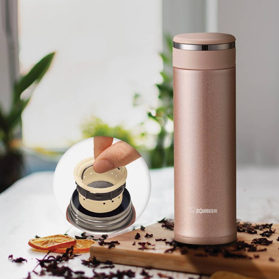 Bình giữ nhiệt Zojirushi SM-JTE46-PX dung tích 0.46 L - kèm lọc trà chính hãng