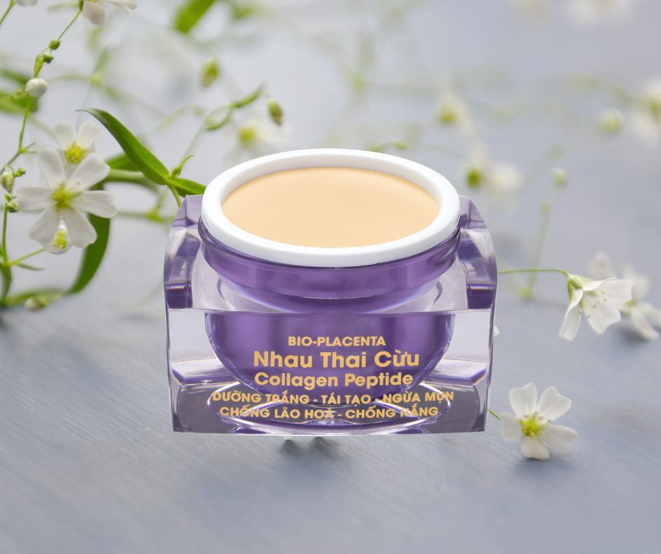 Kem Dưỡng Trắng - Tái Tạo - Ngừa Mụn - Chống Lão Hoá - Chống Nắng akala ( Nhau Thai Cừu &amp; Collagen Peptide ) 30gram