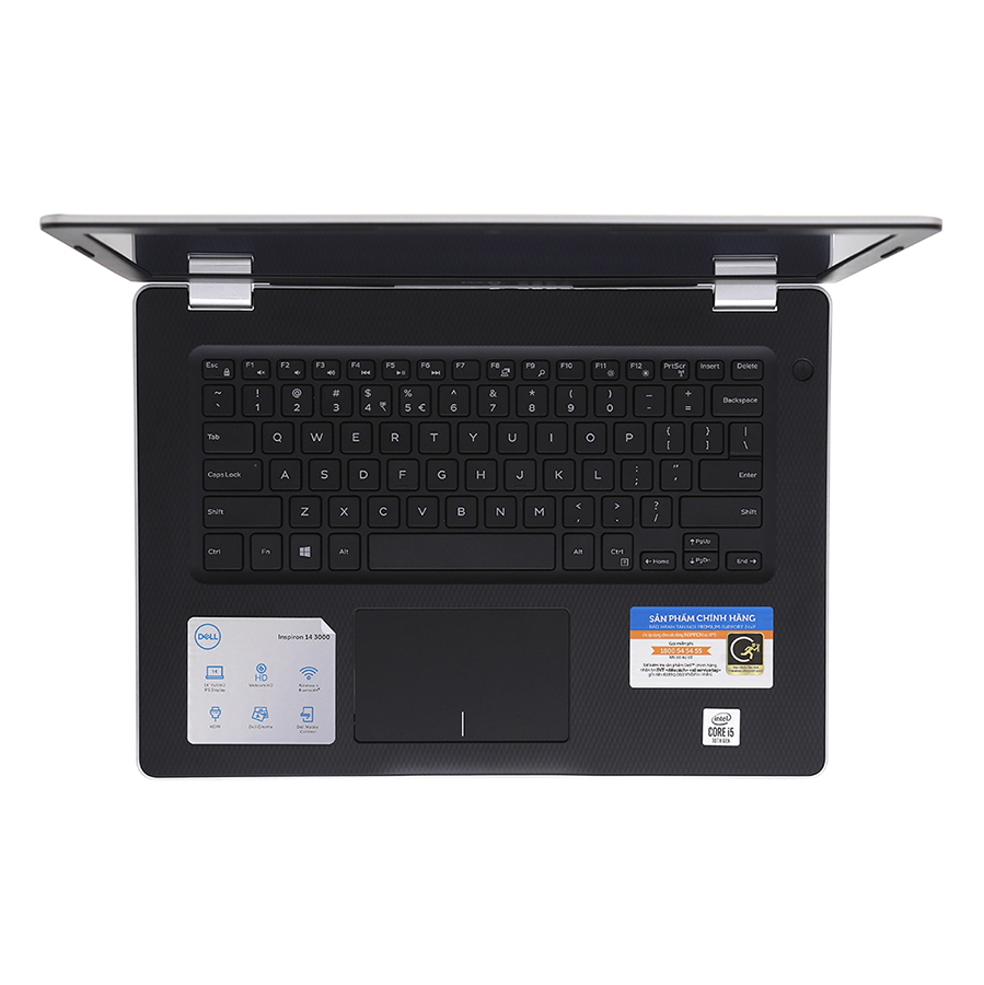 Laptop Dell Inspiron 3480 N4I7116W (Core i7-8565U/ 8GB DDR4 2666MHz/ 1TB 5400rpm, x1 slot SSD M.2/ AMD R520 2GB/ 14 HD/ Win10) - Hàng Chính Hãng