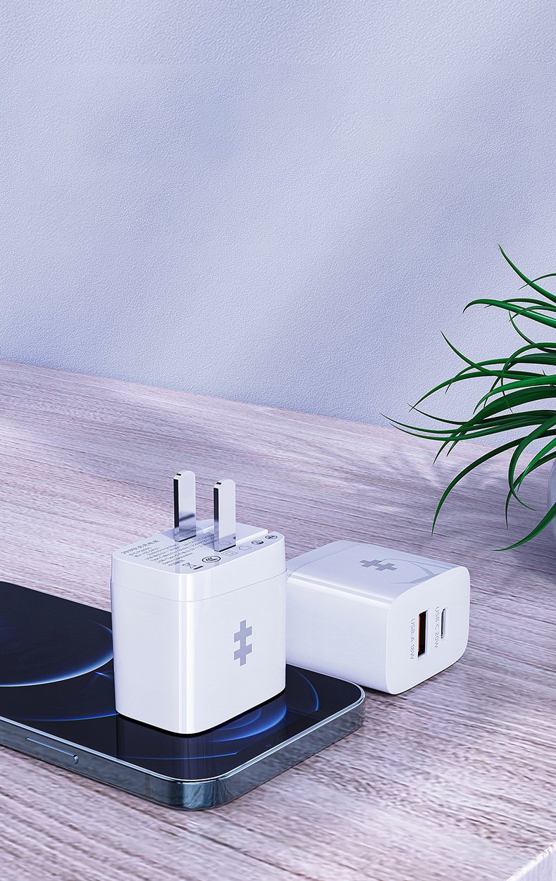 Củ Sạc Nhanh cho iPhone 12/13 Series 20W 2 Cổng HYPERJUICE CHARGER SMALL – HJ205 - Hàng Chính Hãng