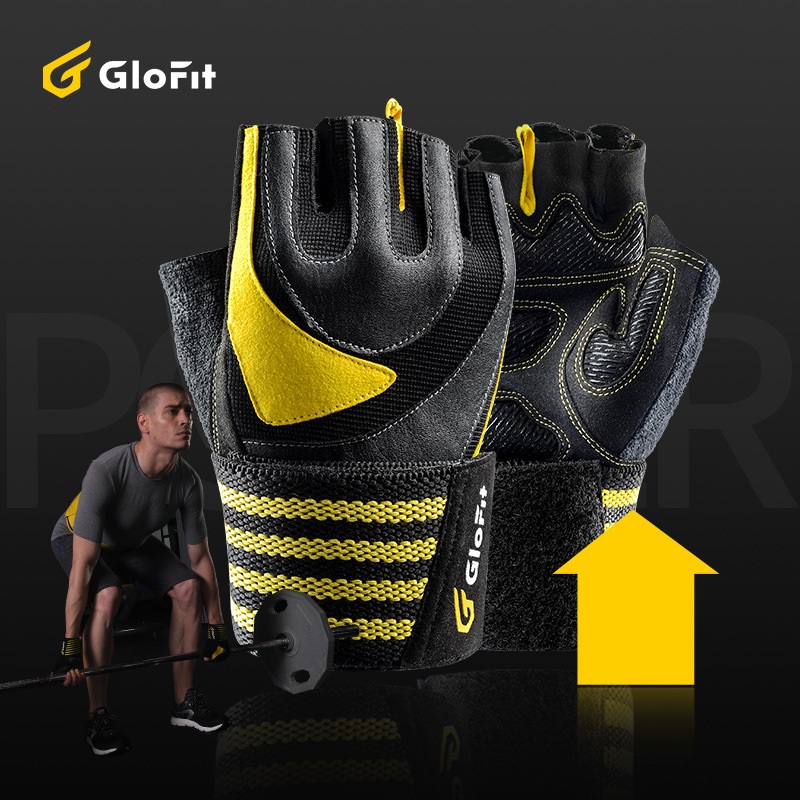 Găng Tay Tập Gym Glofit GFST004. Găng Tay Tập Gym Cao Cấp Cho Nam Nữ
