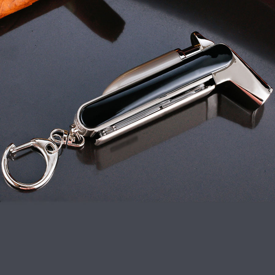 Bật Lửa Kiêm Móc Khóa Khò 2 Tia Cực Mạnh BCZ-110