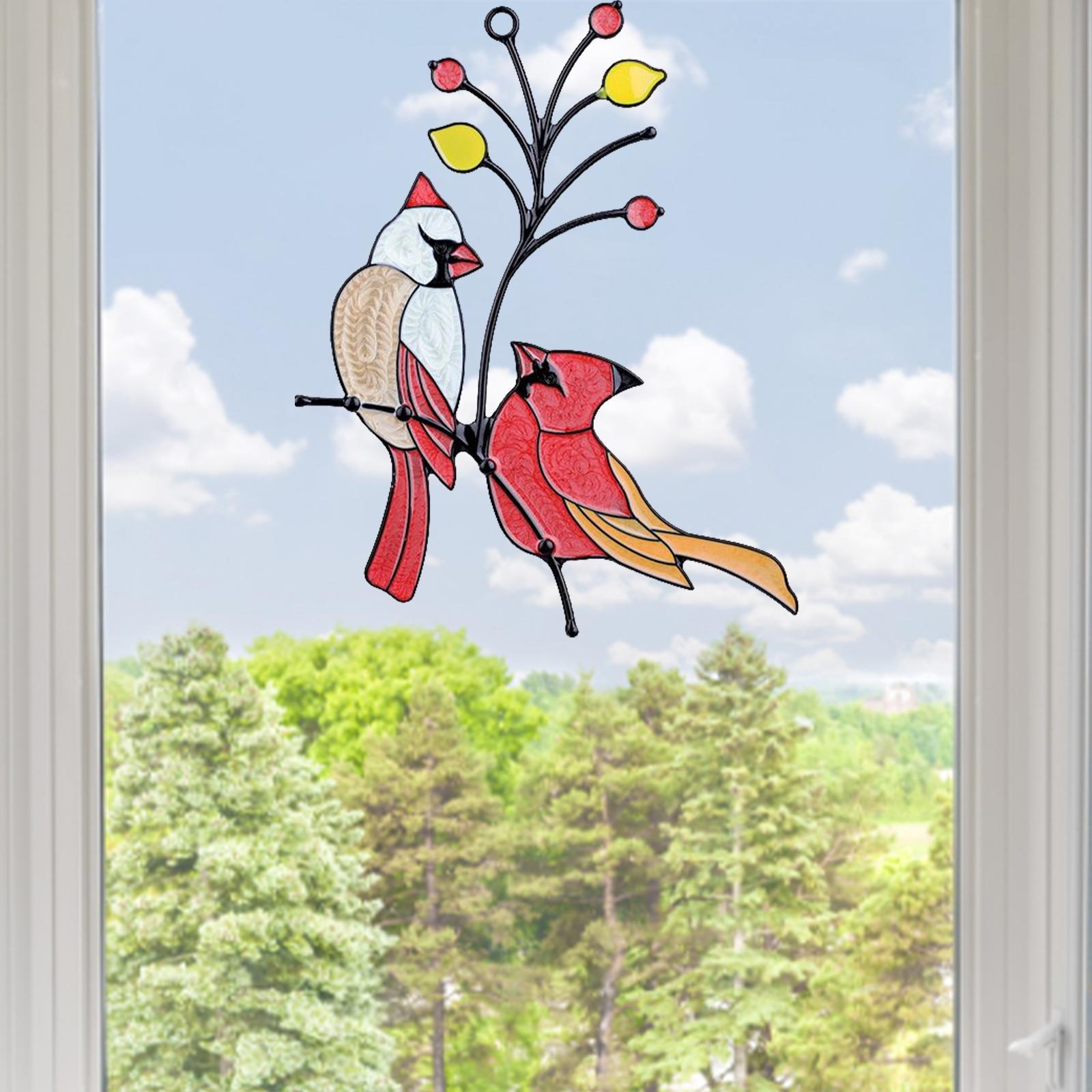 Metal Wall Art Decor Hanging Wall Sculptures Birds On The Branch Figurines