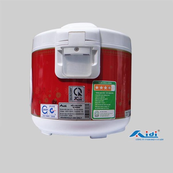 Nồi Cơm Điện Tự Động Nắp Gài Aidi MR-SM 07Q (1,2 lít) - Màu Ngẫu Nhiên - Chính Hãng