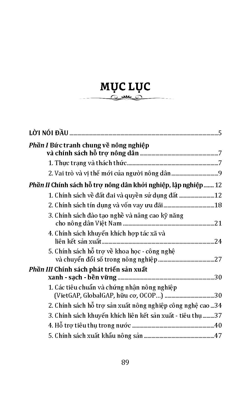 Làm Nông Kiểu Mới - Xanh, Sạch, Bền Vững: Chính Sách Cho Nông Dân Mới