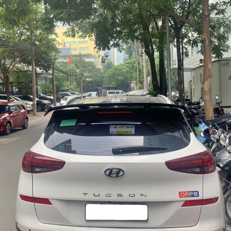 Đuôi Gió Thể Thao Hyunhdai Tucson  Chất Liệu Nhựa ABS , Lắp Được Cho Tất Cả Các Đời