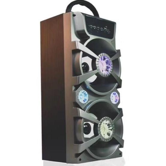 Loa bluetooth D006 gỗ âm thanh siu trầm 5.0